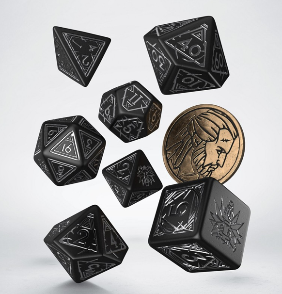 The Witcher: Dice Set - Geralt The Silver Sword