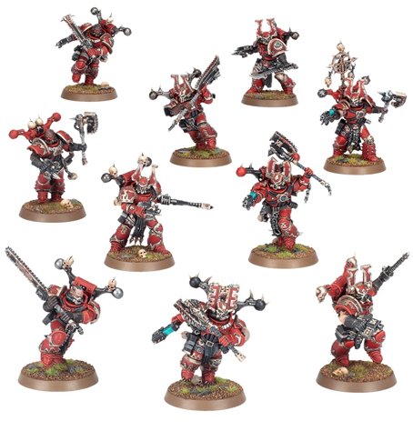 Warhammer 40k: World Eaters - Khorne Berzerkers