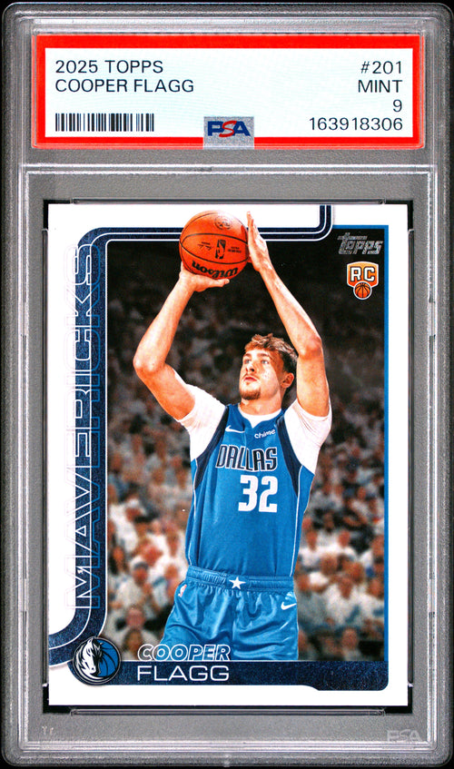 Cooper Flagg #201 Topps 2025 PSA 9
