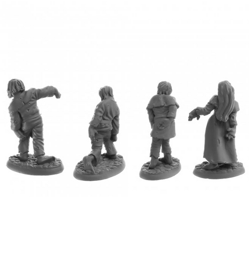 Reaper Bones: Zombies (4 stk)