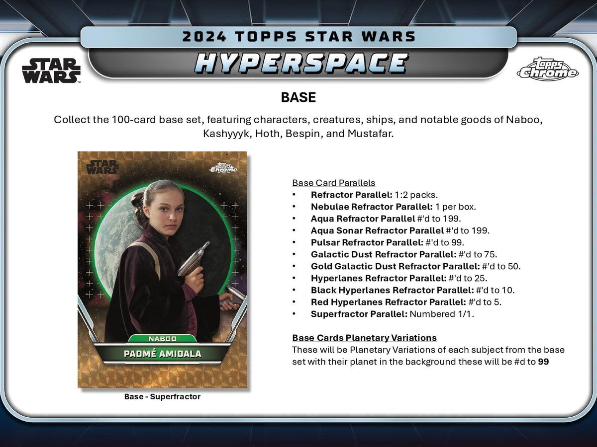 Topps Star Wars Hyperspace 2024 - Hobby Box – Spilforsyningen
