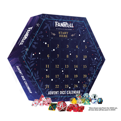 Metallic Dice Games: Dice Advent Calendar / Julekalender