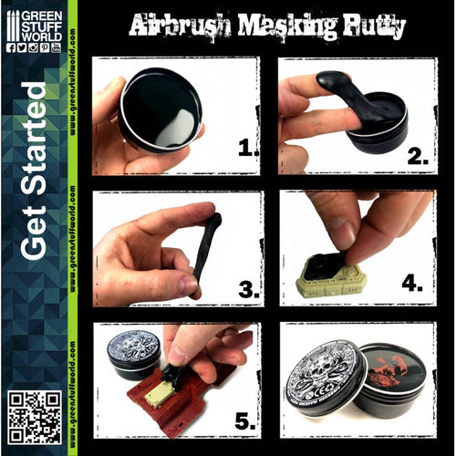 Green Stuff World: Airbrush Masking Putty