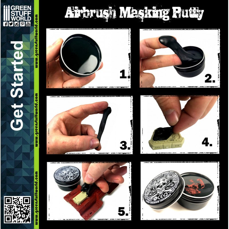 Green Stuff World: Airbrush Masking Putty