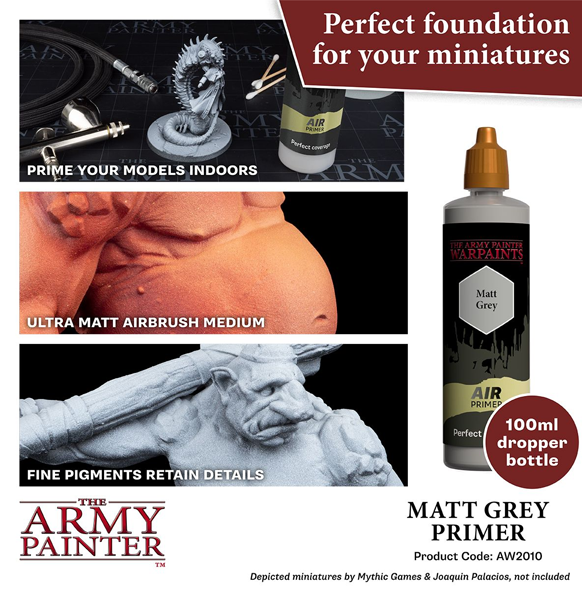 Army Painter: Air Primer - Matt Grey 100ml