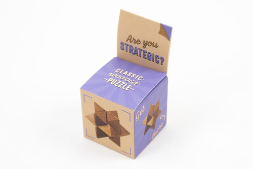 Are You Strategic? Classic Wooden Puzzle