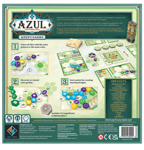 Azul: Queens Garden (Dansk)