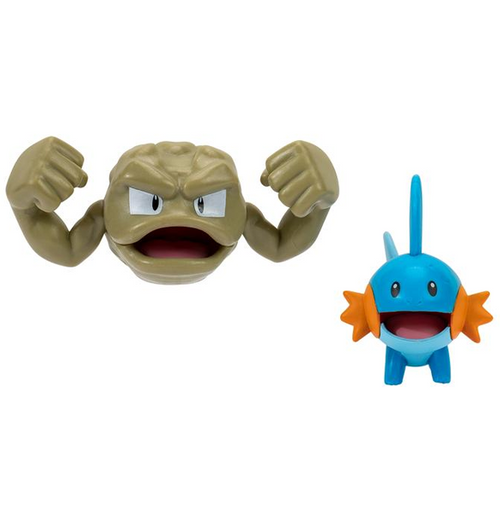 Pokemon: Battle Figure - Mudkip & Geodude