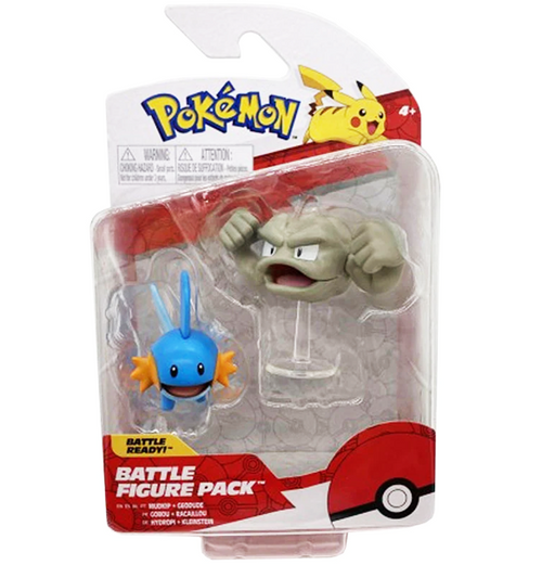 Pokemon: Battle Figure - Mudkip & Geodude