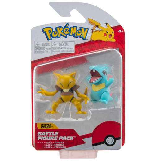 Pokemon: Battle Figure - Totodile & Abra