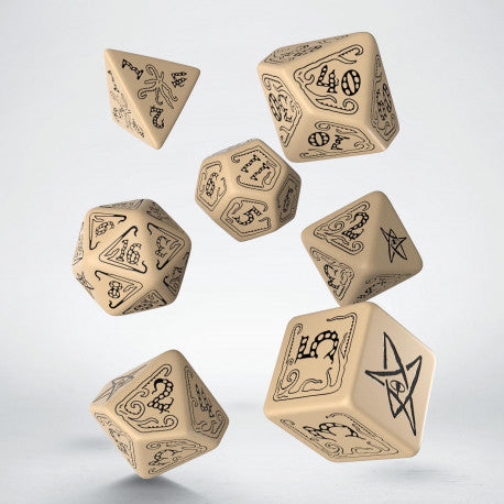 Call of Cthulhu RPG: Beige & Black Dice Set