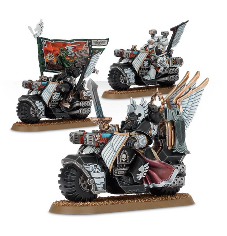 Warhammer 40k: Dark Angels - Ravenwing Command Squad / Black Knights