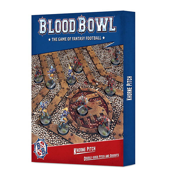 Blood Bowl: Khorne Team - Pitch & Dugouts