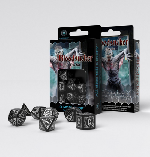 Bloodsucker: Dice Set - Black & White