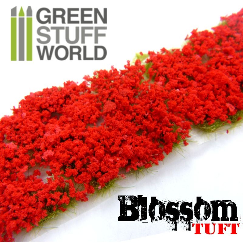 Blossom Tufts 6mm Red