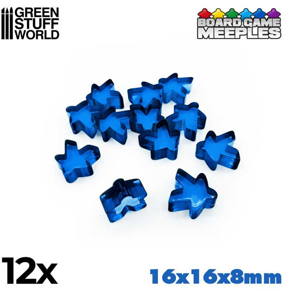 Green Stuff World: Board Game Meeples - Blue