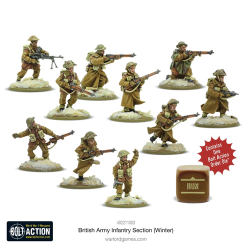 Bolt Action: British Army - British Infantry Section (Winter)