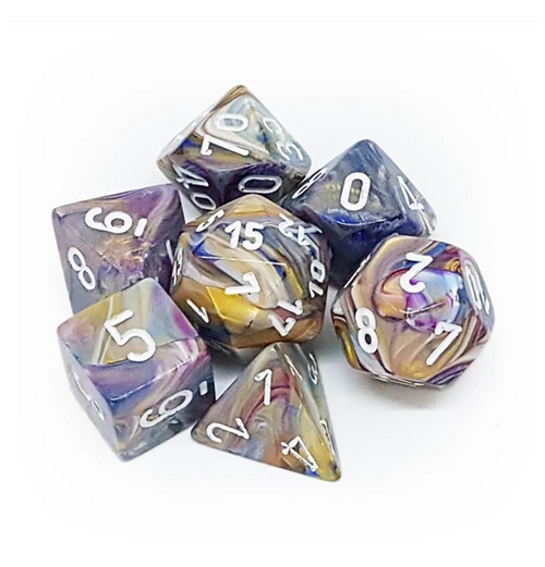 Festive™ – Polyhedral Carousel w/white 7-Die Set