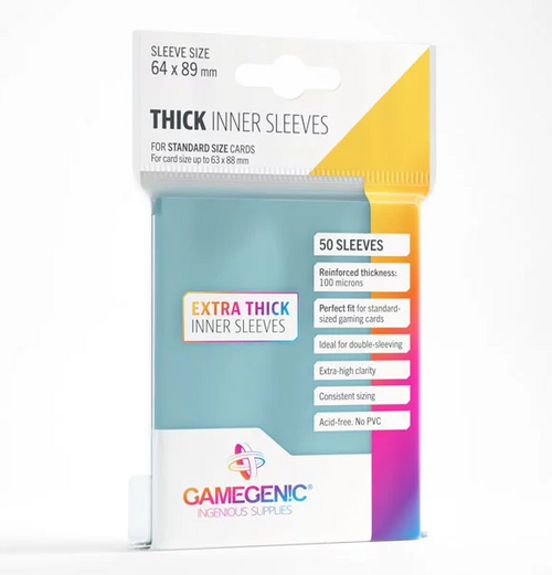 Thick Inner Sleeves - 64x89 mm