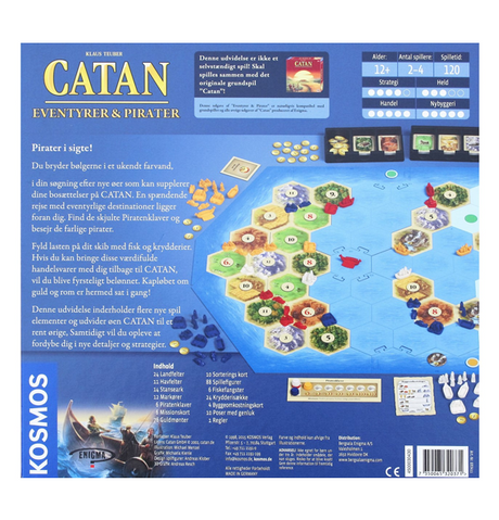 Catan - Eventyrere & Pirater (Exp) (Dansk)