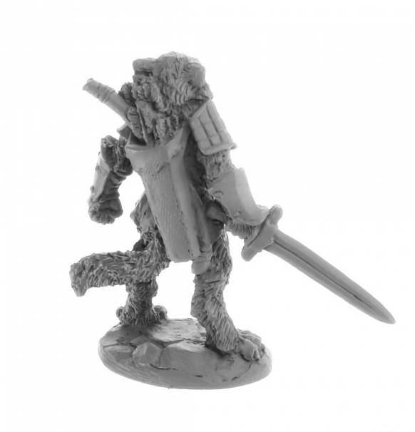 Reaper Bones: Mal - Catfolk Fighter