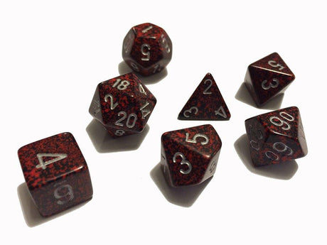 Speckled – Polyhedral Silver Volcano™ 7-Die Set