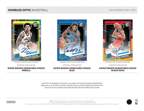 Panini Donruss Optic NBA Basketball 2023/24 - Choice Box