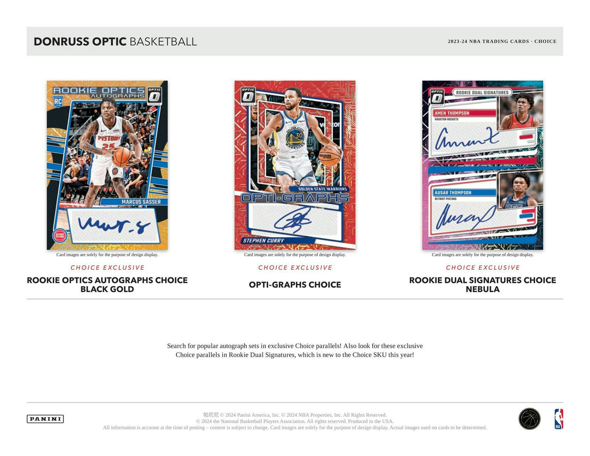 Panini Donruss Optic NBA Basketball 2023/24 - Choice Box