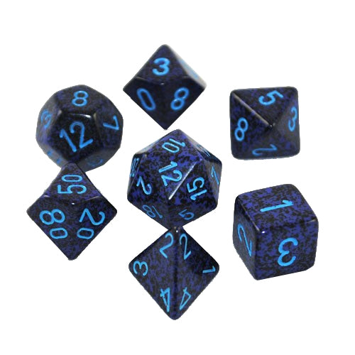 Speckled – Polyhedral Cobalt™ 7-Die Set