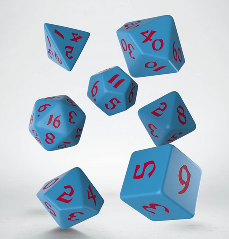 Classic Runic: Dice Set - Blue & Red