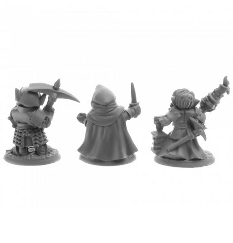 Reaper Legends: Deep Gnome Adventurers (3 stk)