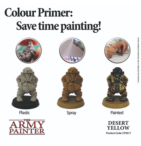 Army Painter: Colour Primer - Desert Yellow Spray