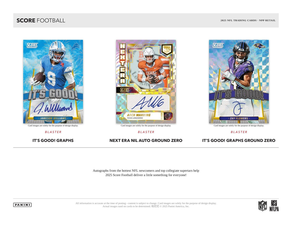 Panini Score Football 2025 - Mega Box – Spilforsyningen