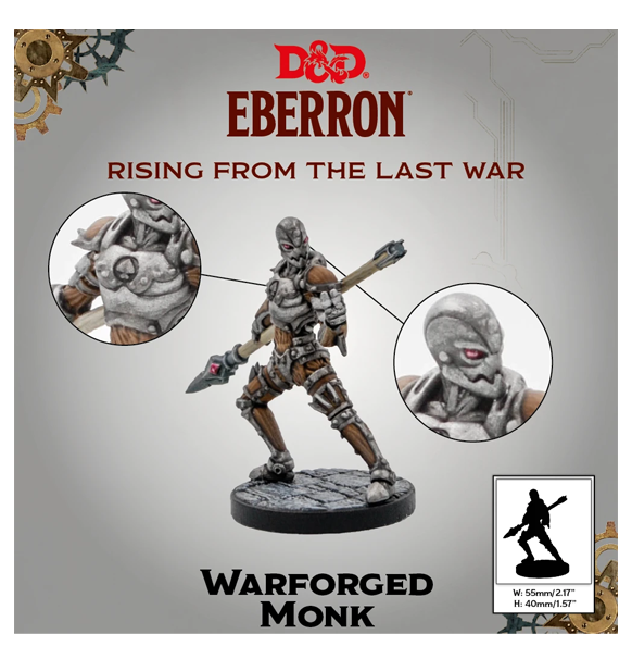 Dungeons & Dragons: 5th Ed. - Eberron Warforged: Cleric Fighter & Monk