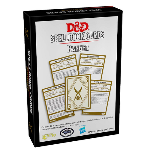 Dungeons & Dragons: 5th Ed. - Ranger Spellbook Cards