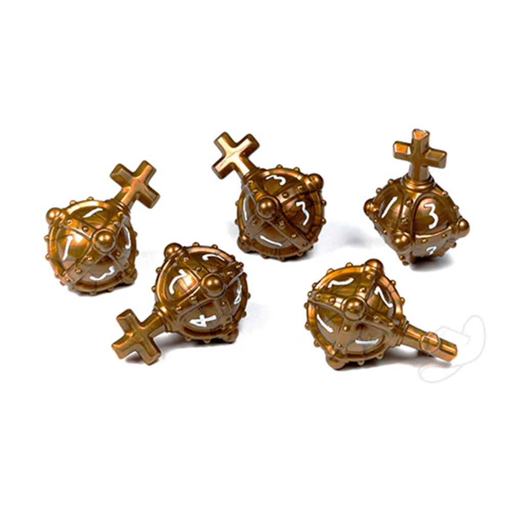 PolyHero Cleric 5D4 Hallowed Hand Grenades Mercifull Gold