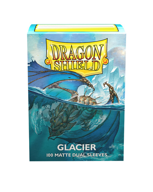 Dragon Shield: Dual Matte Sleeves (100) - Glacier Miniom