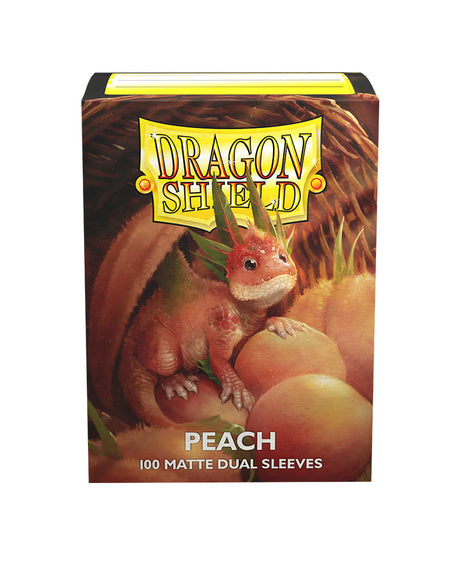 Dragon Shield: Dual Matte Sleeves (100) - Peach Piip