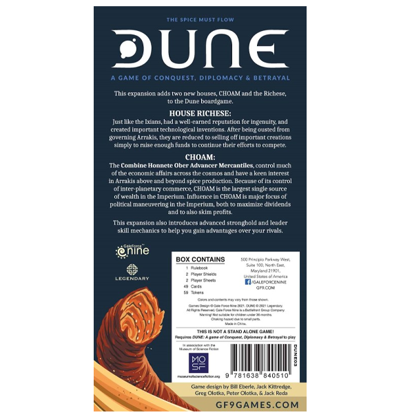 Dune: CHOAM & Richese House (Exp) (Eng)