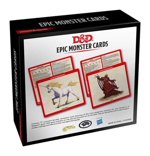 Dungeons & Dragons: 5th Ed. - Epic Monster Cards