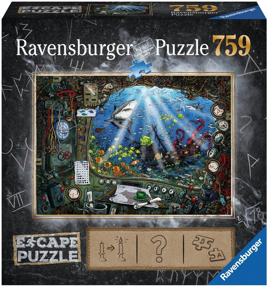 Exit Puzzle 4: Submarine (759 brikker)