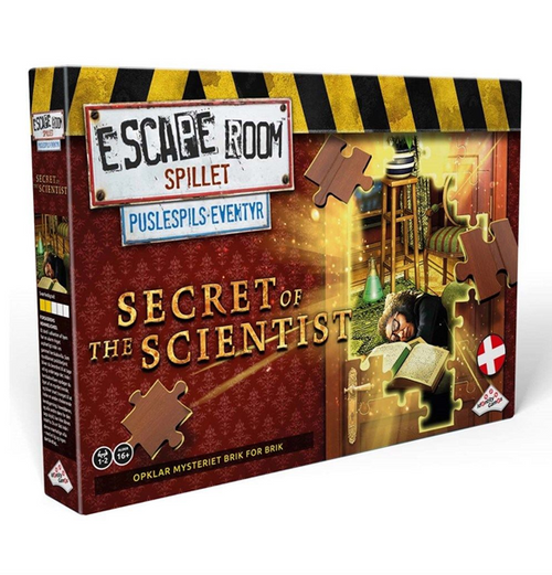 Escape Room Spillet: Secret of the Scientist (Dansk)