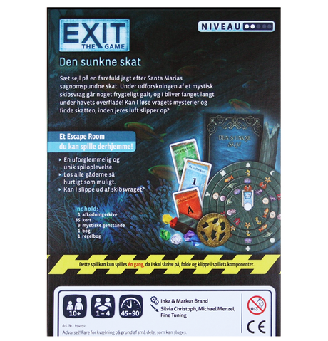 Exit: Den Sunkne Skat (Dansk)