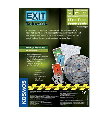 Exit: The Secret Lab (Eng)