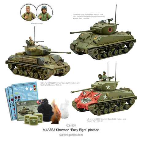 Bolt Action: M4A3E8 Sherman Easy Eight Platoon (Eng)