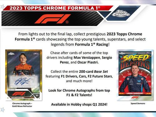 Topps Chrome Formula 1 2023 - Hobby Booster Pack