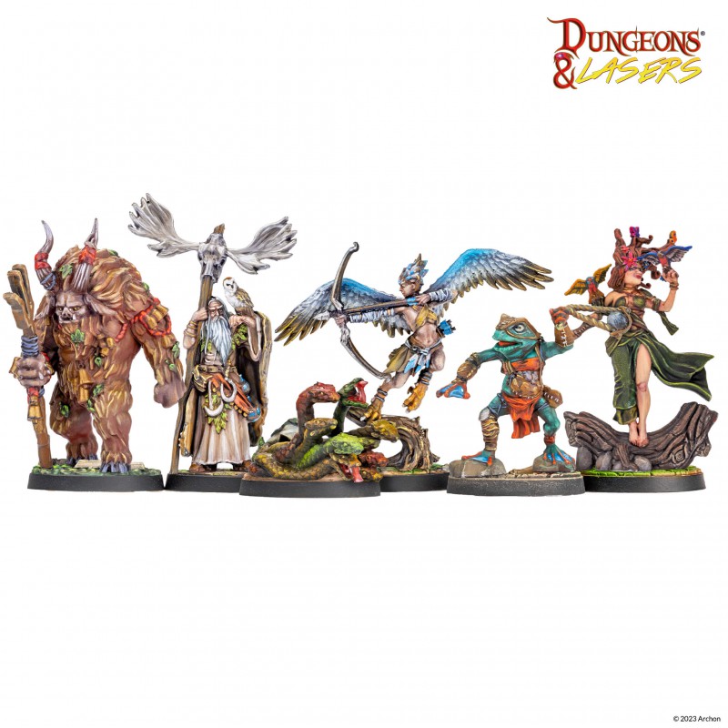 Dungeons & Lasers: Fantasy Miniatures Set