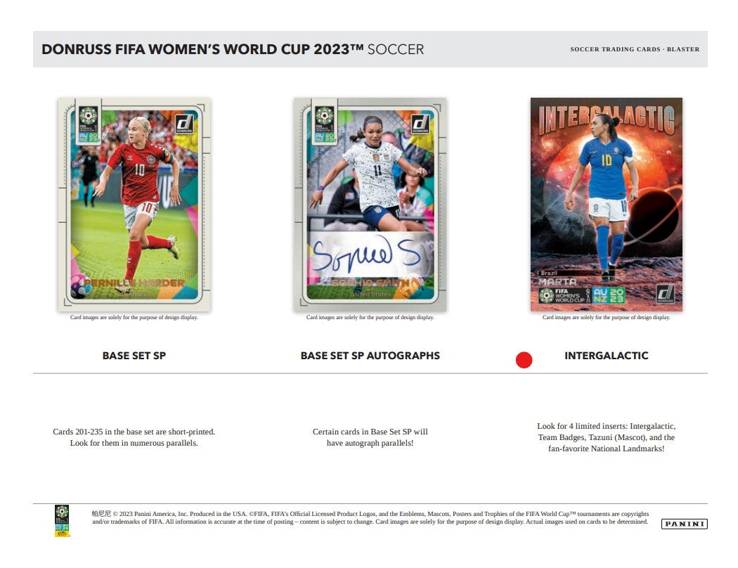 Panini Donruss FIFA Womens World Cup 2023 - Blaster Box