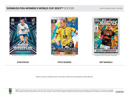 Fodboldkort Panini Donruss FIFA Womens World Cup 2023 - Blaster Box