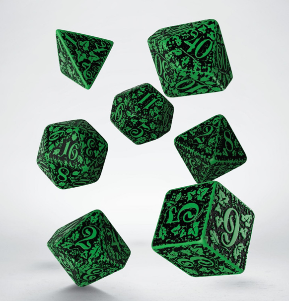 Forest: Dice Set - Green & Black